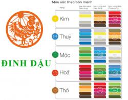 Tuổi Đinh Dậu hợp với màu gì và kỵ màu sắc nào nhất?