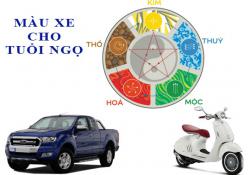 Tuổi Ngọ mua xe màu gì hợp mệnh?