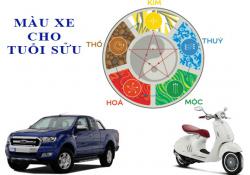 Tuổi Sửu mua xe màu gì hợp bản mệnh?