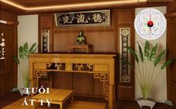Xem hướng phòng thờ, bàn thờ hợp phong thuỷ cho tuổi Ất Tỵ