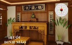 Xem hướng phòng thờ, bàn thờ hợp phong thuỷ cho tuổi Đinh Mão