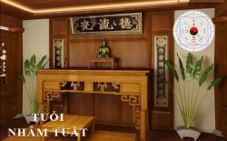 Xem hướng phòng thờ, bàn thờ hợp phong thuỷ cho tuổi Nhâm Tuất