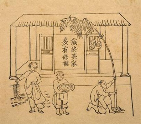 Sự tích cây nêu ngày Tết