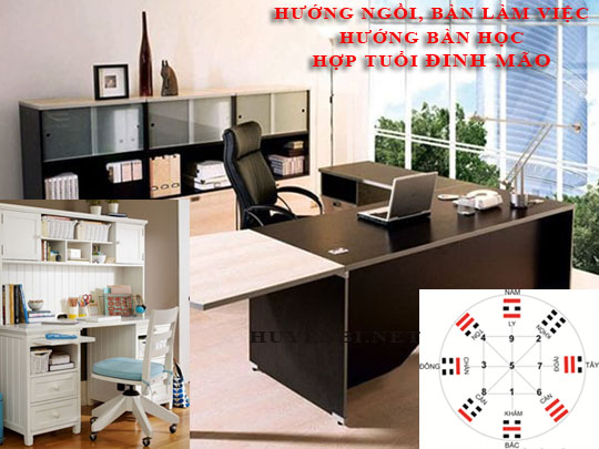 Tìm hiểu về hướng bàn làm việc, hướng ngồi hợp phong thuỷ tuổi Đinh Mão