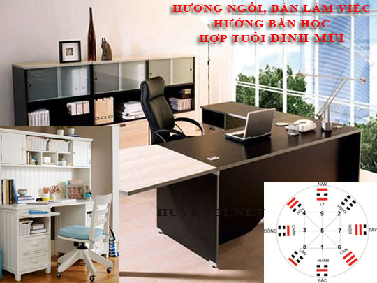 Tìm hiểu về hướng bàn làm việc, hướng ngồi hợp phong thuỷ tuổi Đinh Mùi