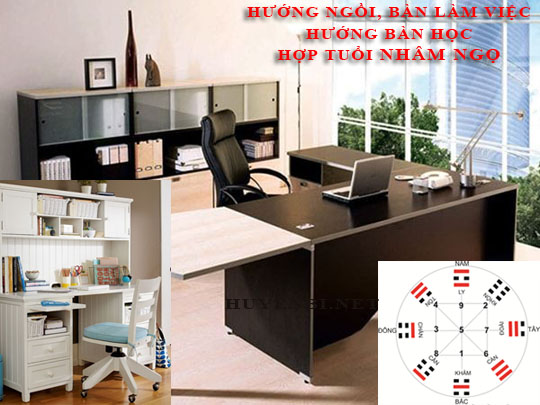 Tìm hiểu về hướng bàn làm việc, hướng ngồi hợp phong thuỷ tuổi Nhâm Ngọ