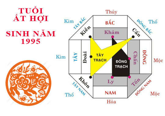 Sinh năm 1995 Ất Hợi hợp hướng nào?