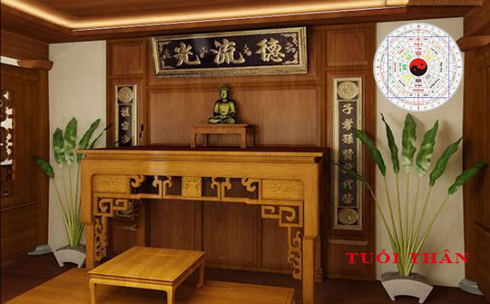 Tuổi Thân đặt bàn thờ hướng nào hợp phong thuỷ