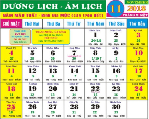 Tử vi phương đông tháng 11/2018 của 12 con giáp