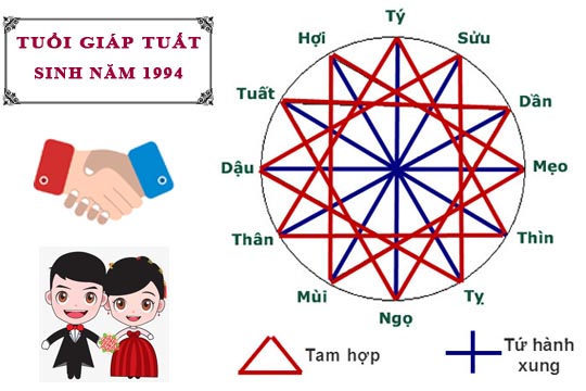 Tuổi Giáp Tuất hợp với tuổi nào trong làm ăn, tình yêu và hôn nhân