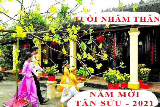 Xem tuổi xông nhà, xông đất năm 2021 hợp tuổi Nhâm Thân 1992 nam, nữ mệnh