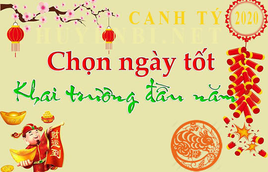 Xem ngày tốt để khai xuân, mở cửa hàng năm 2020 Canh Tý