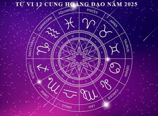Xem tử vi 12 cung hoàng đạo năm 2025 chi tiết nhất