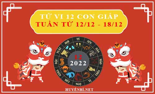 Tử vi tuần mới từ ngày 12/12/2022 - 18/12/2022 của 12 con giáp chi tiết nhất