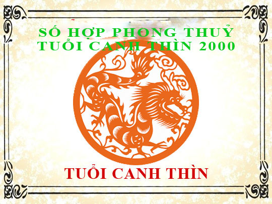 Sinh năm 2000 Canh Thìn hợp với số mấy, và con số đường đời số nào?